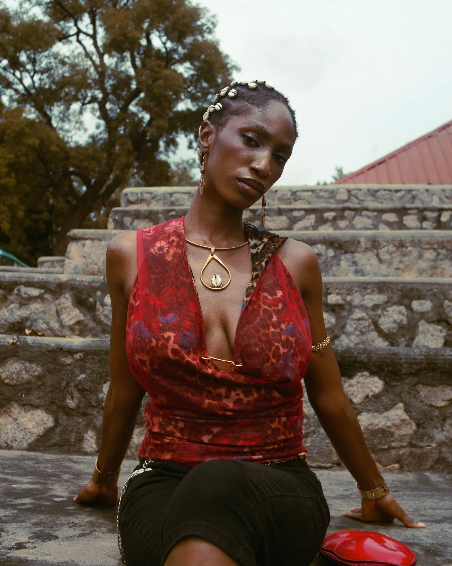 Reversible Draped Top